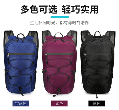 Cross-Border Outdoor Folding Backpack Waterproof Mountaineering Bag Backpack Folding Bag Outdoor Large Capacity Travel Backpack