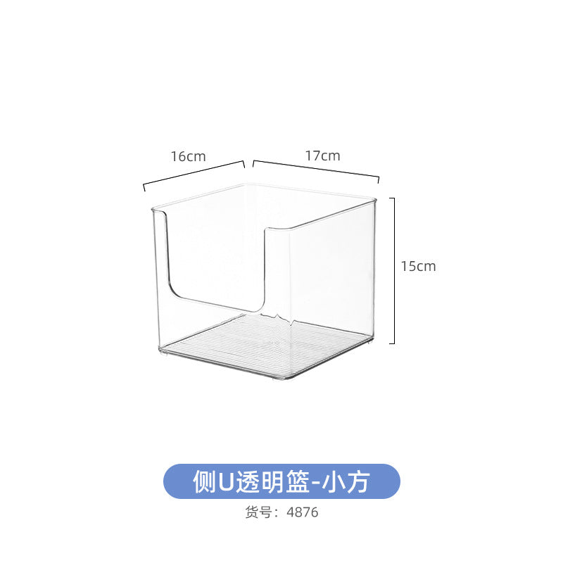 Mirror cabinet acrylic sundries stationery pencil storage box finishing box narrow strip storage transparent note hand account