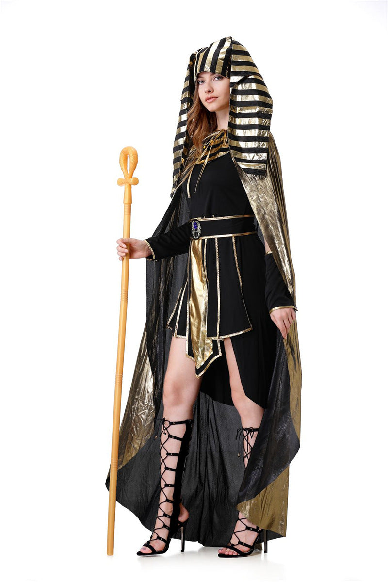 Adult Couple Cleopatra Goddess Pharaoh Masquerade Party Clothes cosplay Halloween Costumes