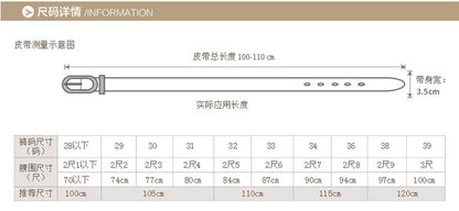 Cross-border European and American Women's Retro Belt Embossed Pattern Pin Buckle Belt Women's Ins Style All-match Simple Casual Pants Belt