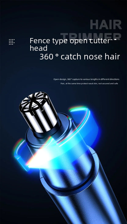 2021 New Model Men's Nose Hair Trimmer Mini Shaver for Trimming Nose Hair, Sideburns, and Ear Hair Dual-Head Trimmer