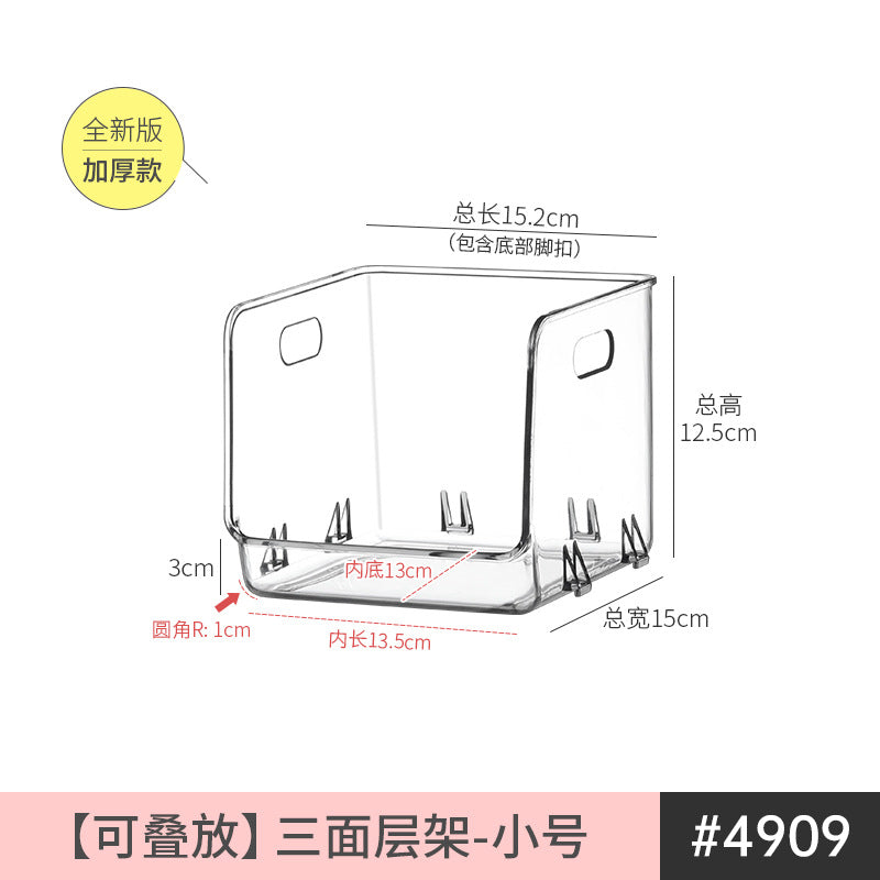 Mug Storage Box Desktop Double-Layer Cup Rack Water Cup Coffee Shelf Cup Tea Cup Storage Rack Transparent Acrylic