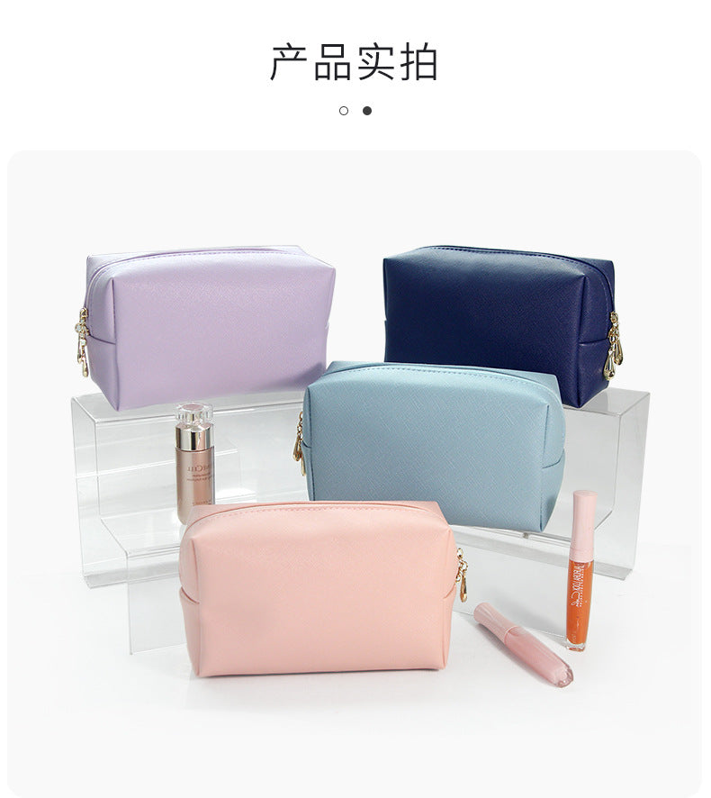 Cross-Border Popular Dopamine Makeup Bag, Portable Travel Toiletry Storage Bag, Clutch Bag, Waterproof Makeup Storage Bag