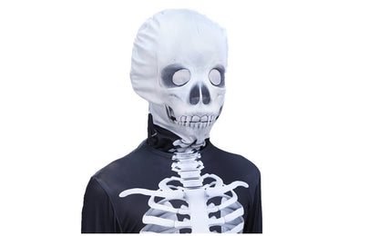 Halloween clothes spoof skeleton jumpsuit cosplay skeleton horror toy game parent party costume