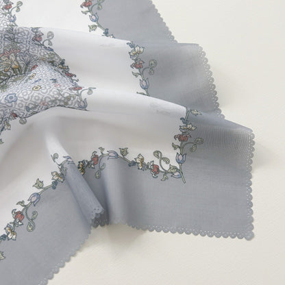 Cross-Border New Product Voile Print 110 Square Scarf Classic Lace Scarf Turban Malaysian Shawl