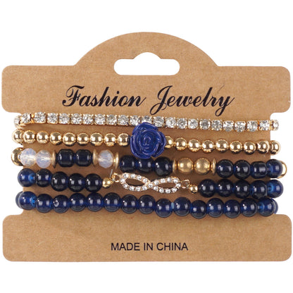 European and American Cross-Border Hot-Selling New Bohemian Bracelets Creative Tassel Multi-Layer Beaded Bracelets Fashion Jewelry