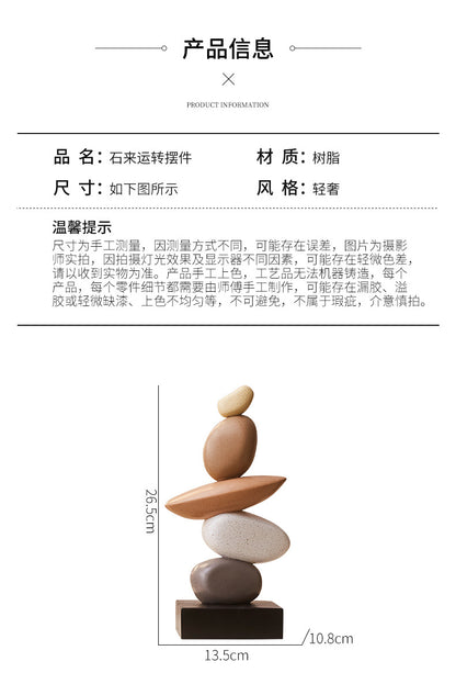 Shilai Run Living Room TV Cabinet Decorations Porch Office Study Desktop High-level Sense housewarming gift