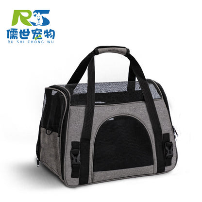 Amazon's New Pet Cat Carrier Bag, Portable Mesh Breathable Hand-Held Bag for Cats and Dogs, Universal Crossbody Shoulder Pet Bag for Outings