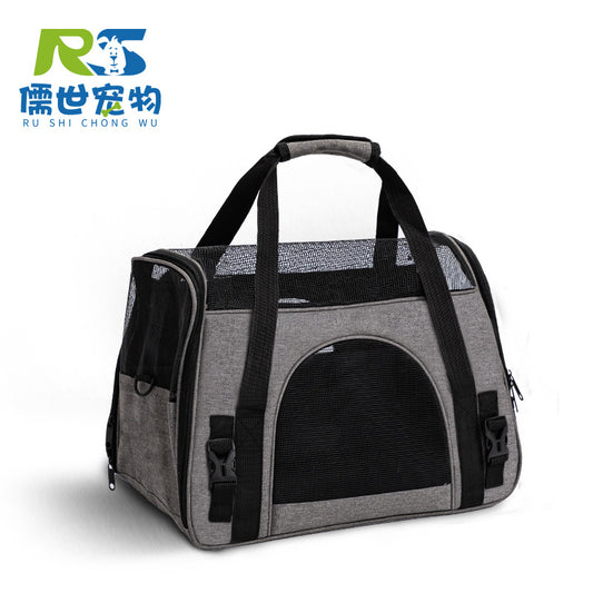 Amazon's New Pet Cat Carrier Bag, Portable Mesh Breathable Hand-Held Bag for Cats and Dogs, Universal Crossbody Shoulder Pet Bag for Outings
