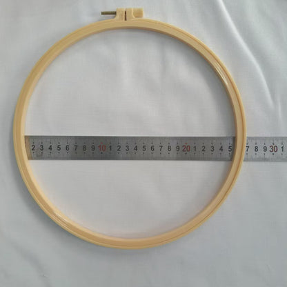 DIY embroidery ring ornaments plastic embroidery inner ring adjustable embroidery cross embroidery imitation bamboo imitation wood embroidery manufacturers wholesale