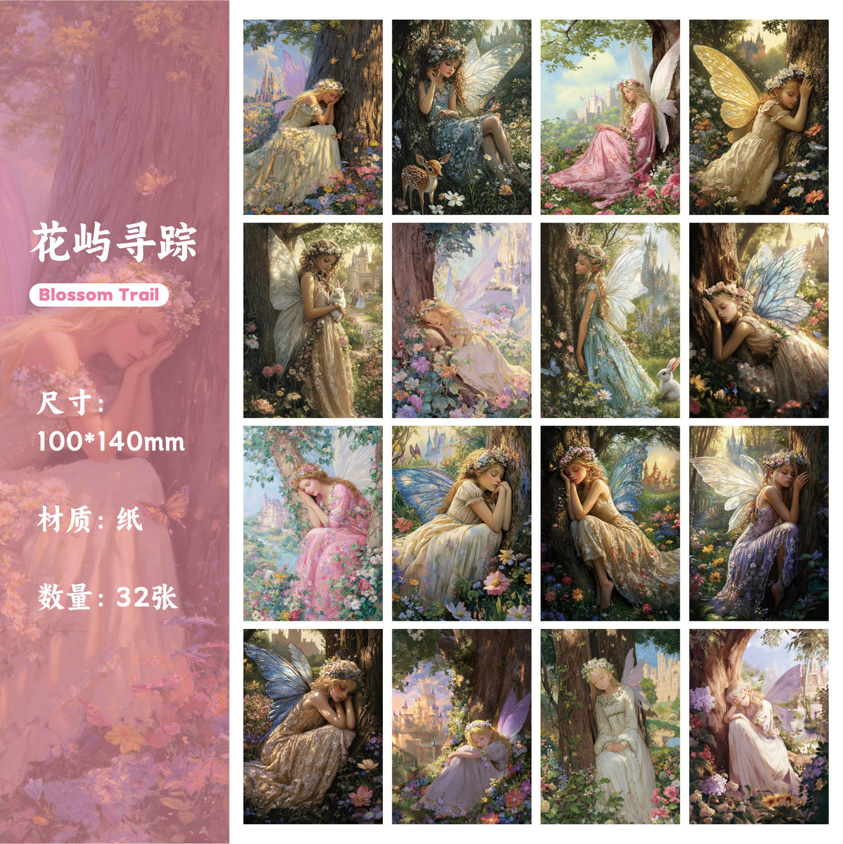 Carefully Selected Cross-Border Retro Story Style Fairy Tale Series Stickers, High-End Pet Vintage Character Journal Stickers