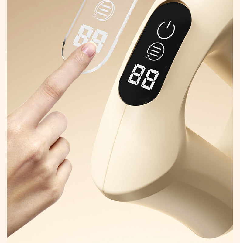 Vibrating Muscle Relaxation Massager, Fat-Burning Mini Fascia Ring, Yoga Fitness USB Rechargeable Fascia Gun, Cross-Border
