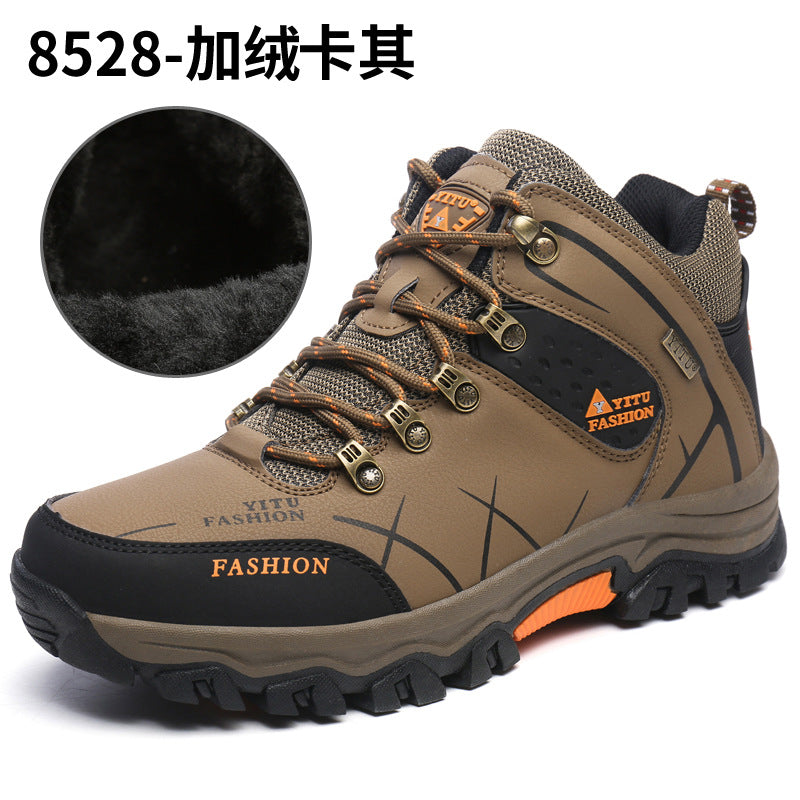 Cross-Border Recommendation for Autumn and Winter Men's Low-Top Outdoor Mountaineering and Hiking Sports Shoes, Men's Non-Slip and Wear-Resistant Work Boots