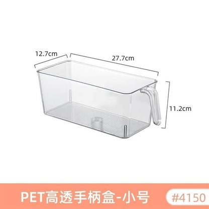 Food-Grade Storage Box, Acrylic Refrigerator Storage, Desktop Book Storage Box, Student Dormitory Sundries, Facial Mask Organization