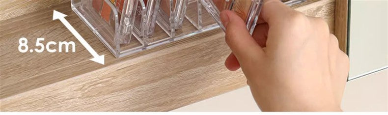 Bathroom Makeup Cotton Wall-Mounted Storage Box Bathroom Cotton Swab Stick Makeup Remover Cotton Dormitory Hair Accessories Storage Rack