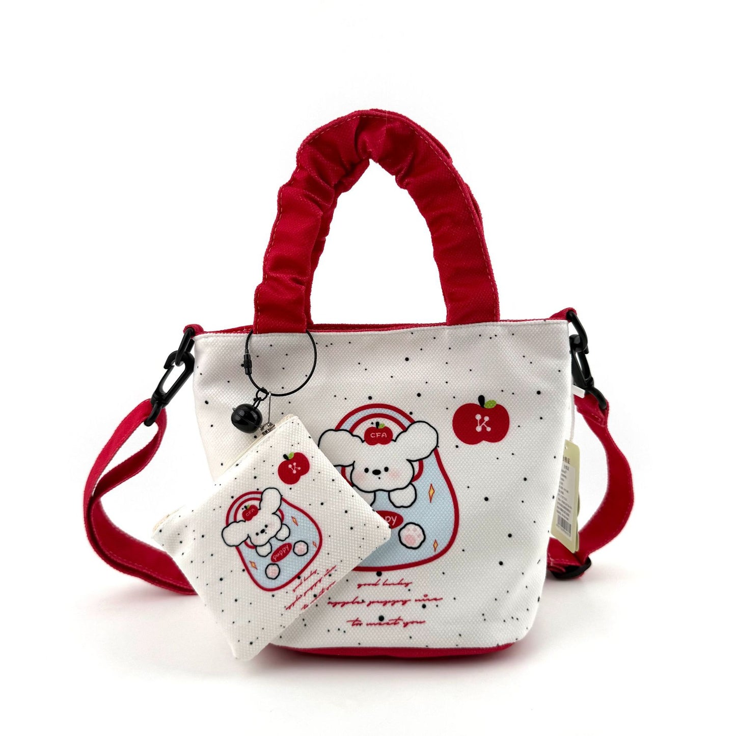 New Girls Handbag Storage Bag Cute Lunch Box Bag Handbag Mother Bag Korean Cartoon Bag Hand Bag