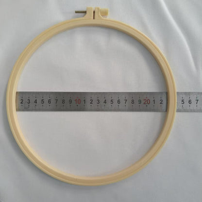 DIY embroidery ring ornaments plastic embroidery inner ring adjustable embroidery cross embroidery imitation bamboo imitation wood embroidery manufacturers wholesale