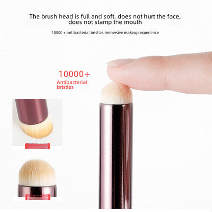 Round head lip brush wholesale girl lip halo concealer brush makeup brush beginner portable lipstick brush beauty makeup tools