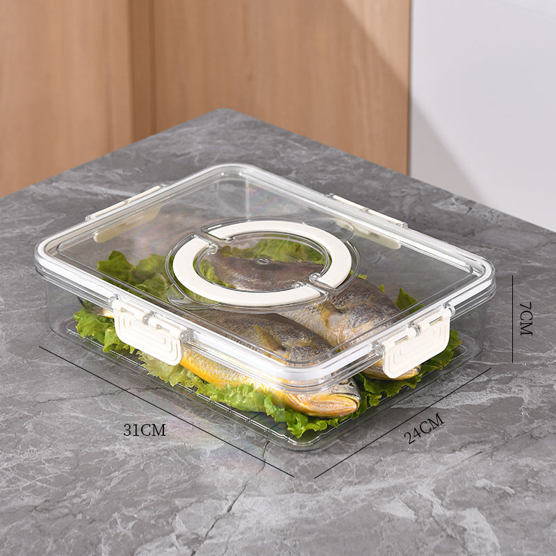 Seasoning Fresh-keeping Plastic Kitchen Sealed Box Spice Storage Box Food Grade Format Transparent Cereal Seasoning