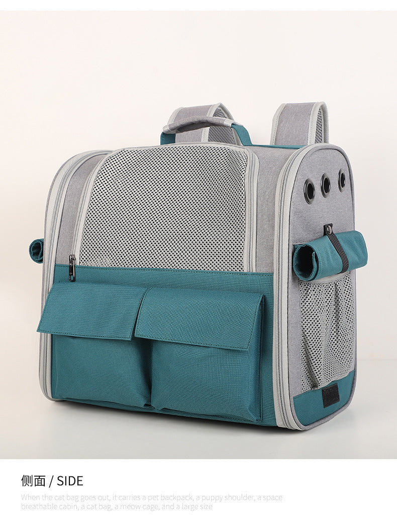 New Cat Bag, Portable Pet Bag for Outings, Breathable Backpack Dog Bag, Amazon Pet Backpack Supplies, Breathable and Lightweight