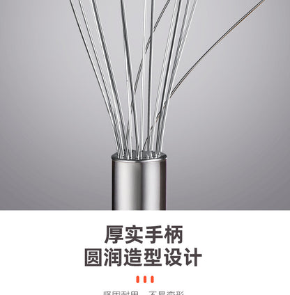 Factory spot supply manual egg beater stainless steel silicone egg beater hand mixer silicone egg beater