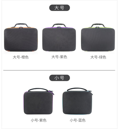 Wholesale 30/60 10ml portable EVA essential oil bag portable large capacity shockproof essential oil bottle storage bag