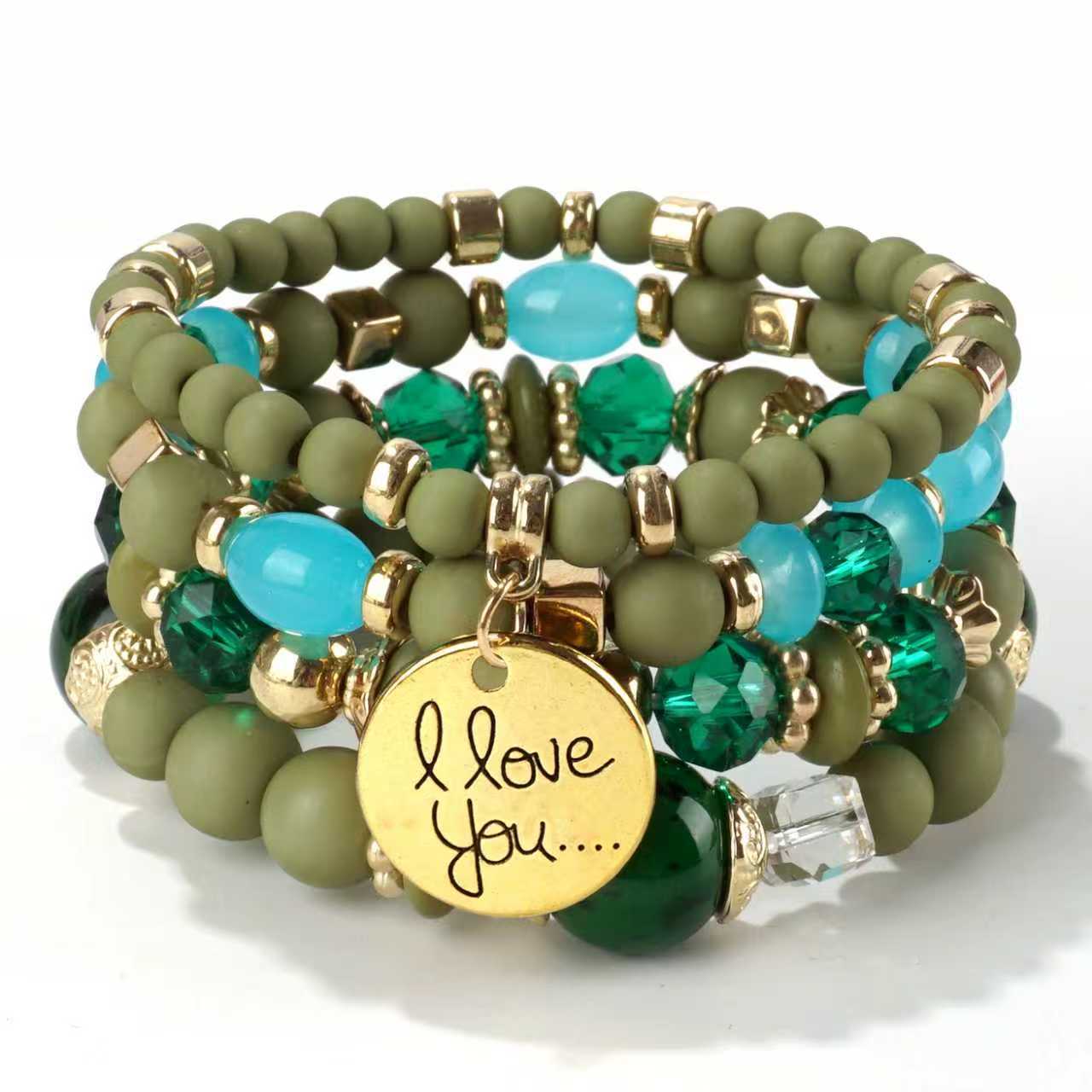 European and American Cross-Border Hot-Selling New Bohemian Bracelets Creative Tassel Multi-Layer Beaded Bracelets Fashion Jewelry