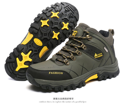 Cross-Border Recommendation for Autumn and Winter Men's Low-Top Outdoor Mountaineering and Hiking Sports Shoes, Men's Non-Slip and Wear-Resistant Work Boots