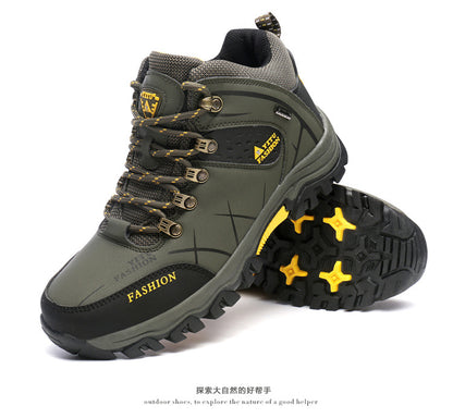 Cross-Border Recommendation for Autumn and Winter Men's Low-Top Outdoor Mountaineering and Hiking Sports Shoes, Men's Non-Slip and Wear-Resistant Work Boots
