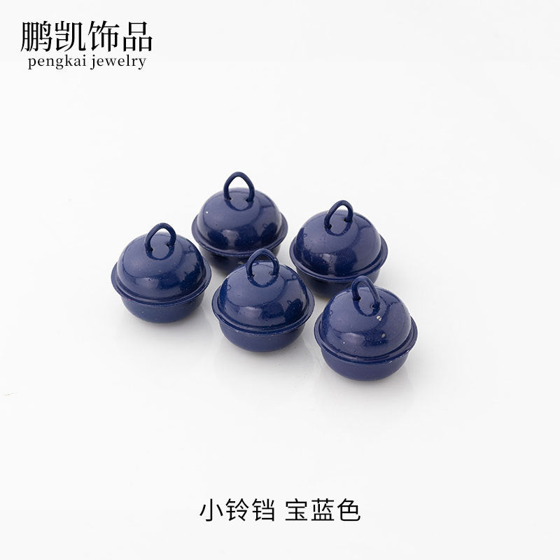 22mm Colorful Cute Small Bell Metal Pet Open-Ended Bell Handmade Material DIY Creative Accessory Iron
