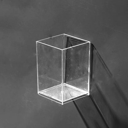 Desktop Wall Hanging Storage Box with Transparent Acrylic Cosmetics Bathroom Stationery Station Kitchen Storage Rack Bedside