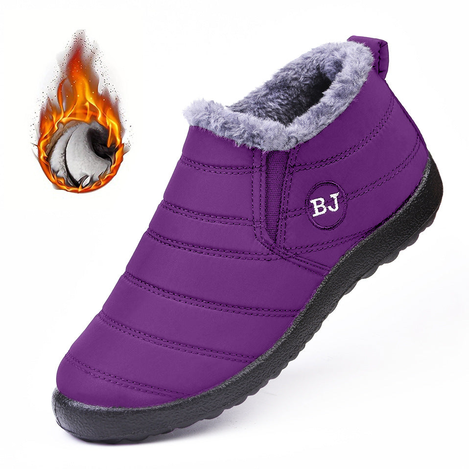 Cross-Border Large Size 36-47 Cotton Boots Soft Sole Waterproof Old Beijing Cotton Shoes Snow Boots Amazon Temu Dropshipping