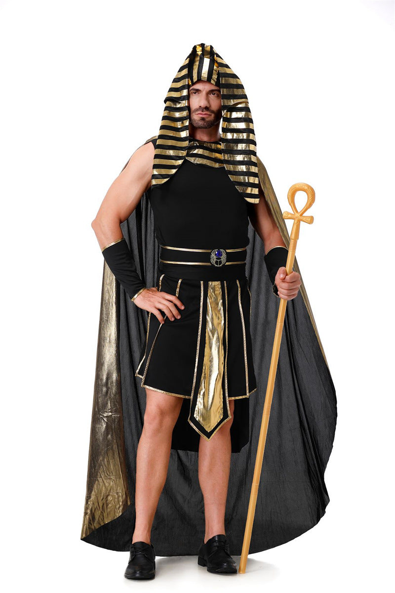 Adult Couple Cleopatra Goddess Pharaoh Masquerade Party Clothes cosplay Halloween Costumes