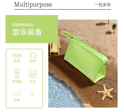 Bei Lian New Portable Waterproof PVC Toiletry Bag Cosmetic Storage Bag Handheld Travel Fashion Cosmetic Bag Batch
