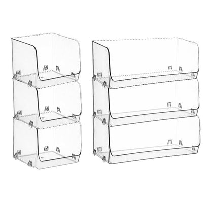 Mug Storage Box Desktop Double-Layer Cup Rack Water Cup Coffee Shelf Cup Tea Cup Storage Rack Transparent Acrylic