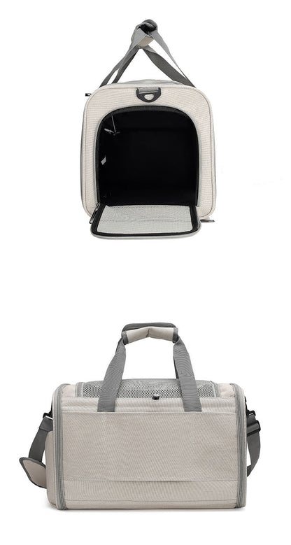 Cat Carrier for Outings, Sterilization, Portable, Large Capacity, Breathable, Cat Car Cage, Cat Cage, Dog Carrier, Handheld, Crossbody, Foldable Pet
