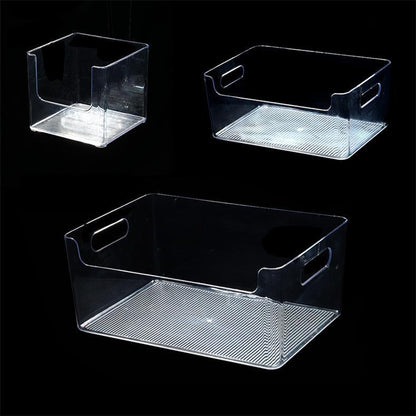 Desktop Storage Box Dormitory Cosmetics Transparent Basket Acrylic Drawer Mask Organizer Box Snack Sundry Storage Rack