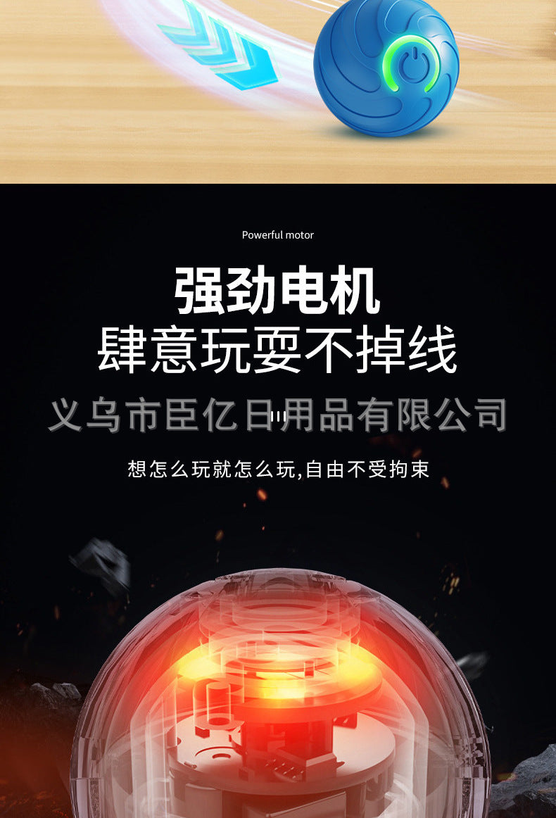 Cross-Border Cat Teaser Ball Pet Toy Ball Dog and Cat Self-Entertainment Boredom-Relief Gadget Pet Toy Cat Toy Pet Supplies