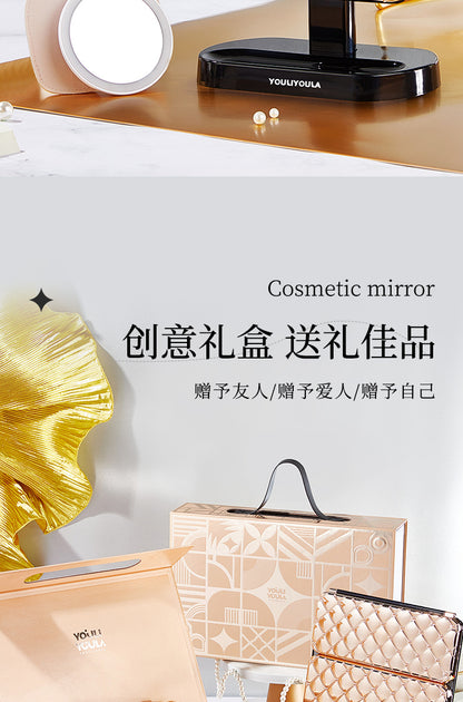 LED makeup mirror stepless dimming HD makeup makeup suit practical birthday gift cosmetics full gift box