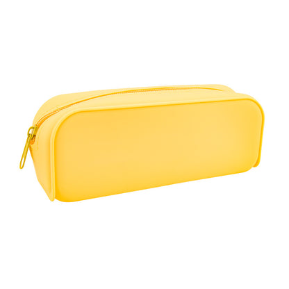 Large-Capacity Dust-Proof Silicone Storage Box for Primary and Secondary School Students, Waterproof Travel Stationery Box, Pencil Case for Travel