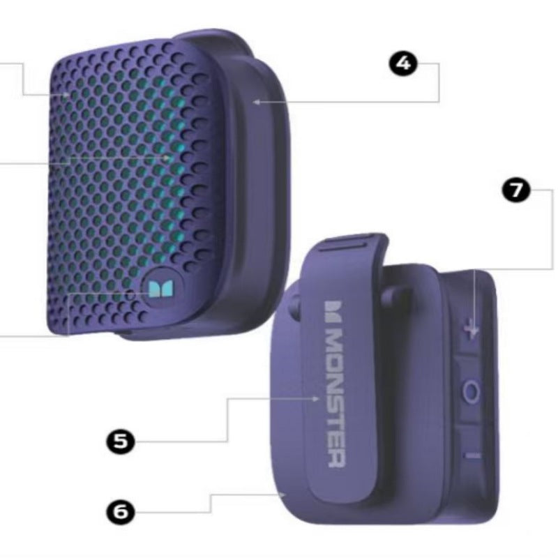 Cross-border Monster Sound M3 Bluetooth Speaker Outdoor Portable Subwoofer TWS Pairing Stereo Bluetooth Speaker 2026