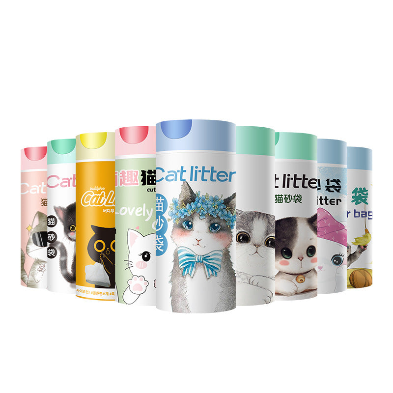 Cat Litter Bags Wholesale Disposable Large Thickened Drawstring Pet Litter Box Garbage Bags Poop Scooper Biodegradable