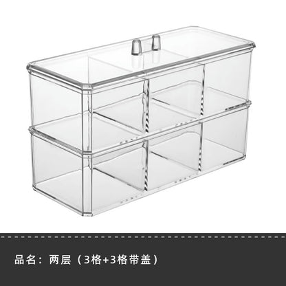 Makeup Cotton Storage Box Beauty Egg Cotton Swab Powder Puff Makeup Remover Cotton Desktop Storage with Lid Bar Storage Transparent Organization
