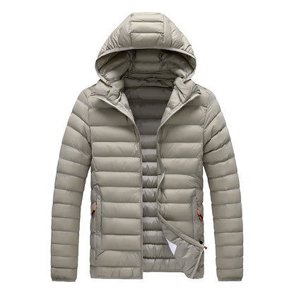 Cross-Border Exclusive Supply for Amazon: Men's 2026 Winter Jacket, Slim Fit, Lightweight Cotton Coat, Thin Multi-Color Quilted Cotton Clothing