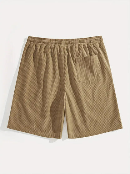 Cross-Border European and American Men's Casual Sports Shorts Summer Versatile Men's Large Size Loose Five-Point Pants Pineapple Plaid Shorts for Men