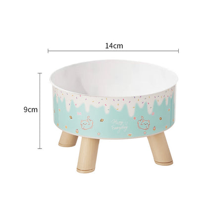 Pet Bowl Anti-overturning Cat Bowl Pet Stainless Steel Dog Bowl Cat Neck Protection High Foot Bowl Dog Food Utensils Cross-border New