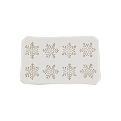 Christmas snowflake modeling silicone molds sugar cake chocolate mold diy baking Christmas decoration glue
