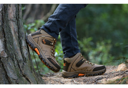 Cross-Border Recommendation for Autumn and Winter Men's Low-Top Outdoor Mountaineering and Hiking Sports Shoes, Men's Non-Slip and Wear-Resistant Work Boots