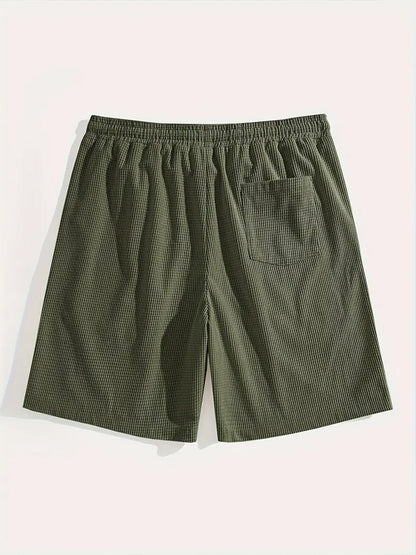 Cross-Border European and American Men's Casual Sports Shorts Summer Versatile Men's Large Size Loose Five-Point Pants Pineapple Plaid Shorts for Men