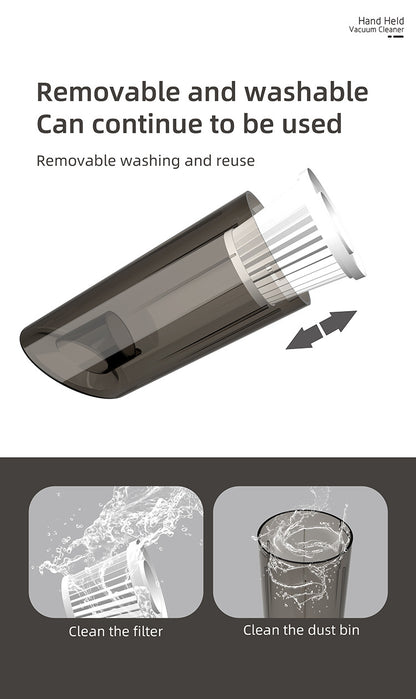 Cross-border vacuum cleaner S9D small household large suction cleaner car wireless portable handheld vacuum cleaner